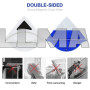 Двусторонняя магнитная щетка для мытья окон Double Faced Glass Wiper УГЛОВАЯ